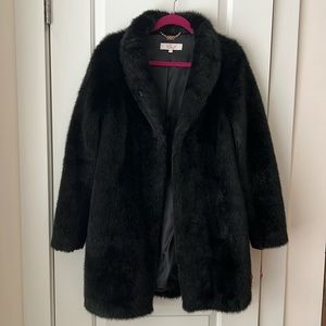 Black Faux Fur Jacket